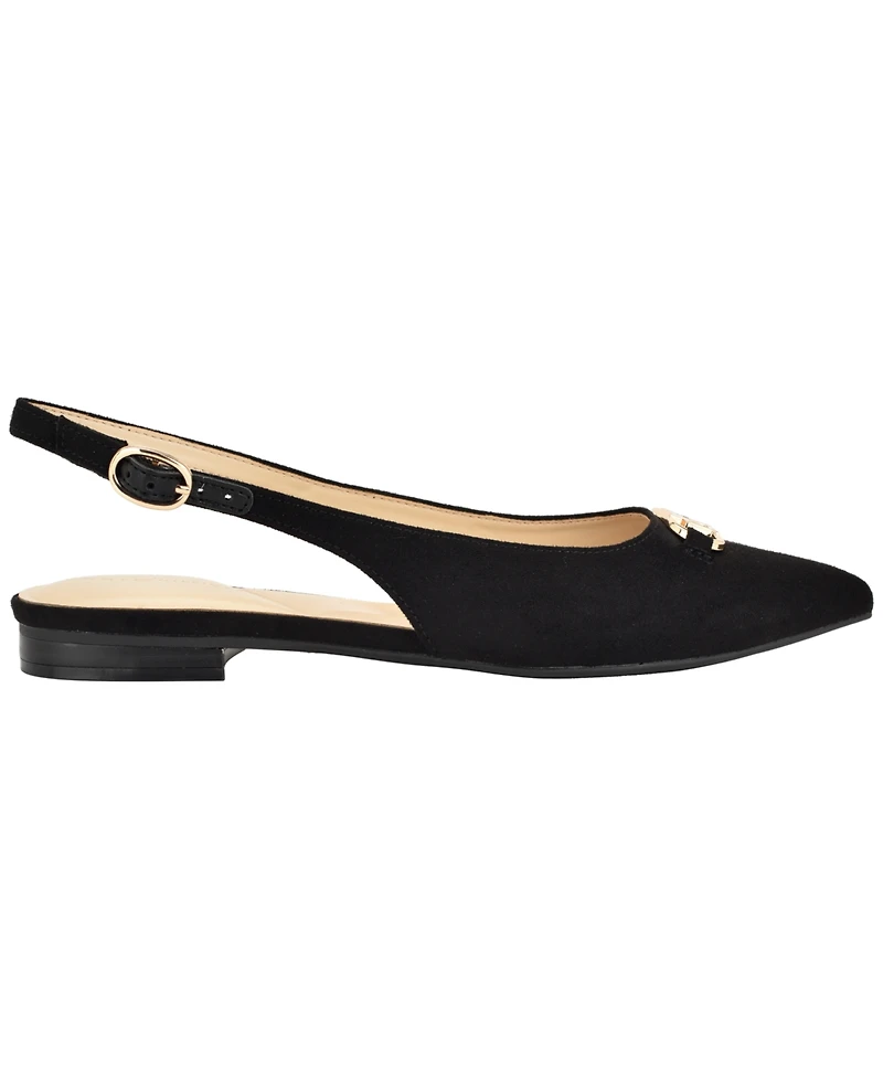 Tommy Hilfiger Women's Vesly Pointed Toe Slingback Dress Flats