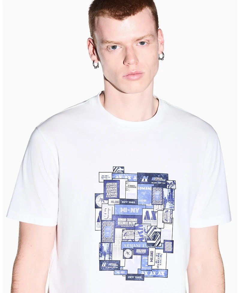 A|X Armani Exchange Men's Collage Box T-Shirt