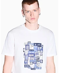 A|X Armani Exchange Men's Collage Box T-Shirt