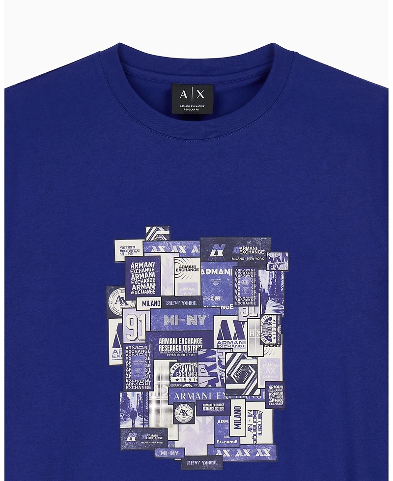 A|X Armani Exchange Men's Collage Box T-Shirt