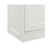 Starlight Canyon Home Gray Finish Storage Cabinet - Spacious Rectangular Design, Durable Construction