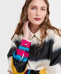Jonathan Cohen X Macy's Women's Satin Stripe Blouse, Exclusive