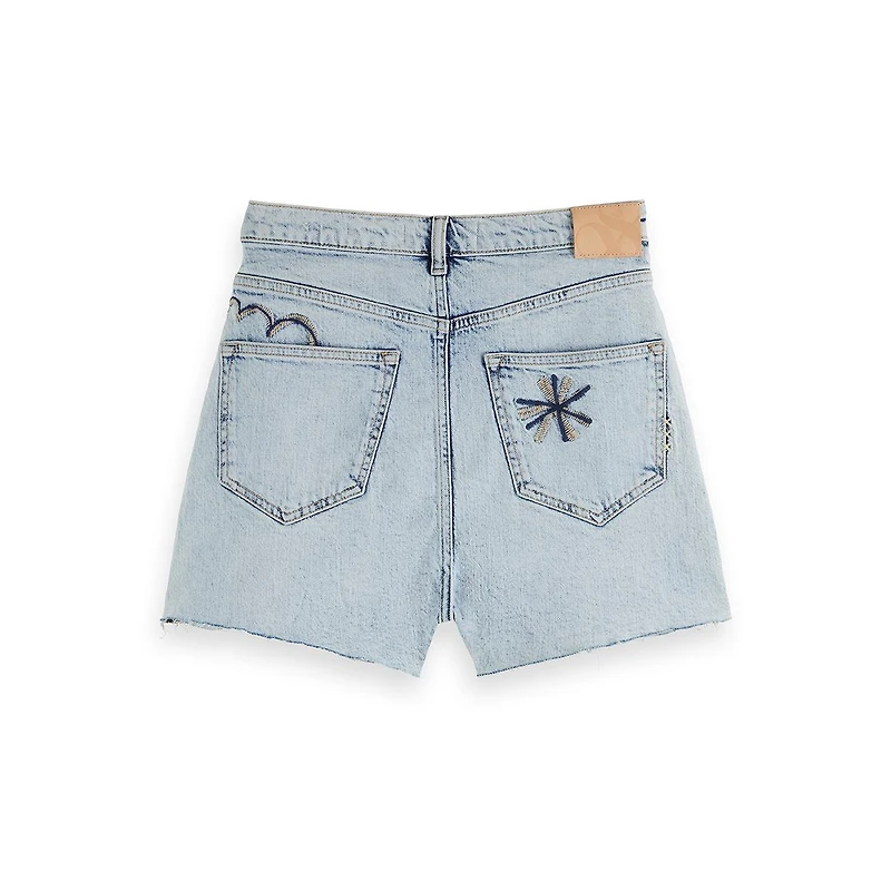 Scotch & Soda Women's The Ray Cut Off Denim Short