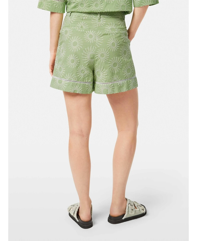 Scotch & Soda Women's High Rise Broderie Shorts