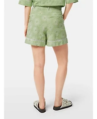 Scotch & Soda Women's High Rise Broderie Shorts