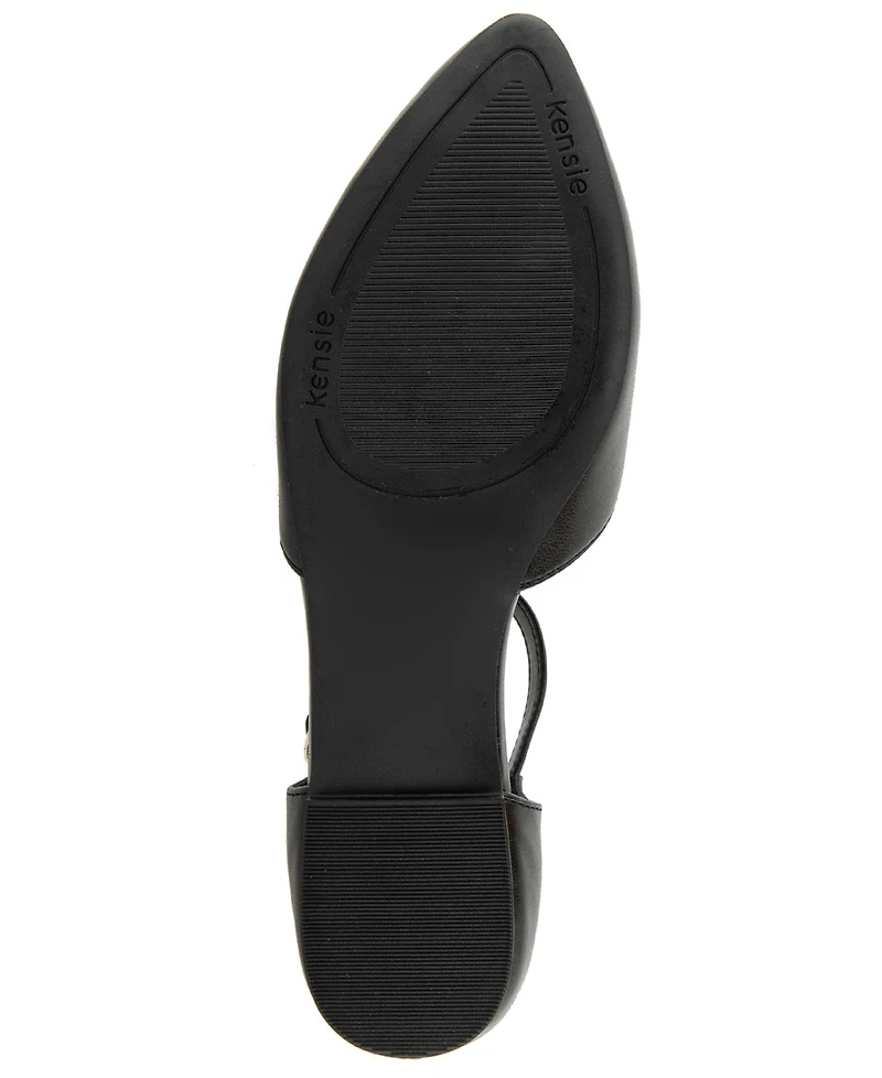 Kensie Women's Gabrielle T-Strap Flat