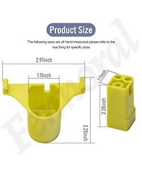 Xdovet Wall Mounted Power Tool Holder Set Garage Storage and Organization Rack
