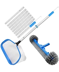 Xdovet Pool Net Pole Brush Skimmer Kit