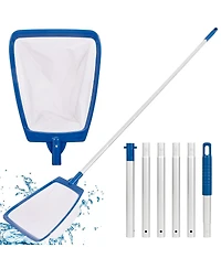 Xdovet Pool Skimmer Net Pole Ultra Fine Mesh Aluminum Leaf Spa Hot Tub