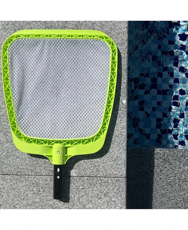 Xdovet Pool Skimmer Net Heavy Duty Leaf Rake Ultra Fine Mesh