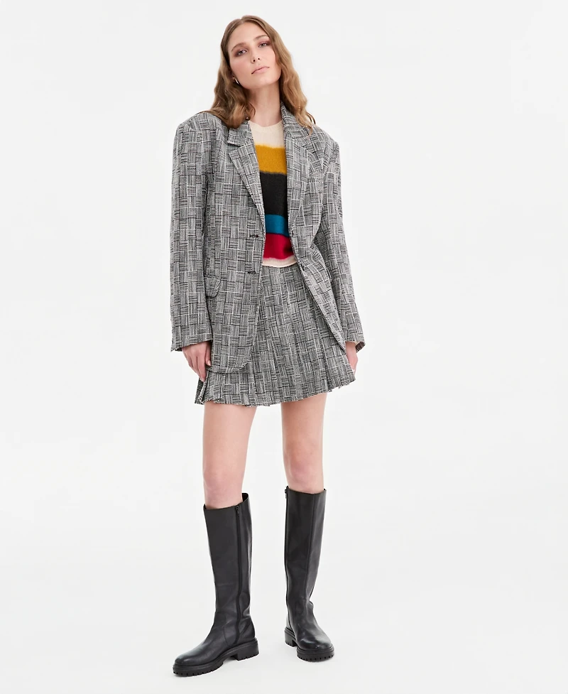 Jonathan Cohen X Macy's Women's Houndstooth Statement Blazer, Exclusive