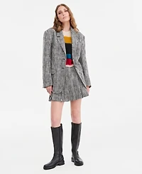 Jonathan Cohen X Macy's Women's Houndstooth Statement Blazer, Exclusive