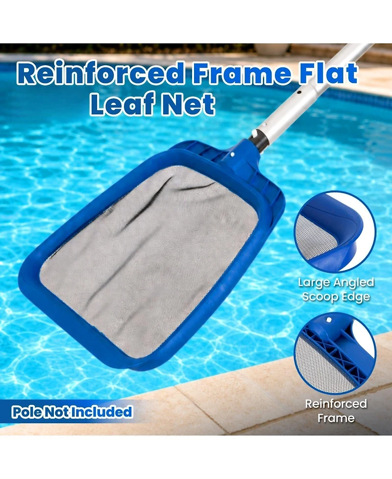 Xdovet Pool Skimmer Brush Net Kit Inground Above Ground Pole Compatible