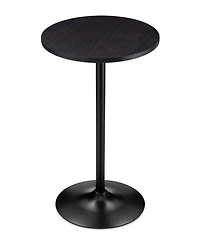 Glitzhome Modern 39.5" Metal Round Bar Table