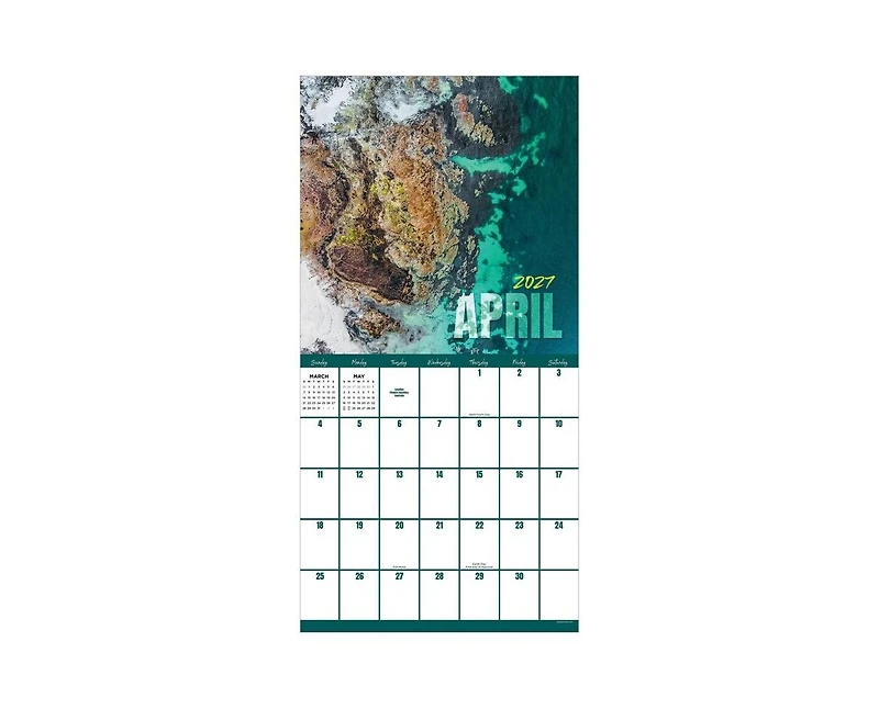 Tf Publishing Paper Goods 2027 Landscapes Wall Calendar