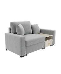 Streamdale Furniture Modern 63.2'' Modular Sofa with Storage Armrest and Console