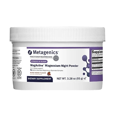 Metagenics MagActive Magnesium Night Powder - Sleep Support Supplement - Aids Healthy Sleep-Wake Cycle