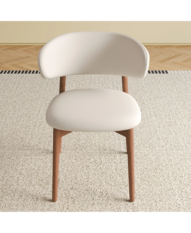 Streamdale Furniture Mid-Century Modern Dining Chairs Set of 2