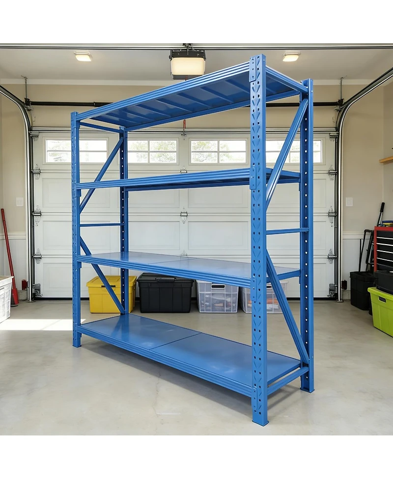 Streamdale Furniture 4-Tier Adjustable Lightweight Steel Garage Storage Rack