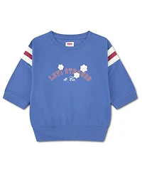 Levi's Girls' 7-16 Embroidered Crewneck Sweatshirt