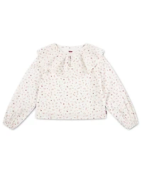 Levi's Girls' 7-16 Long-Sleeve Ruffle Top