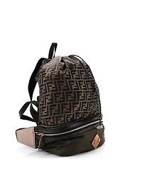 Pre-Owned Fendi Convertible Belt Bag Backpack Zucca Canvas and Nylon
