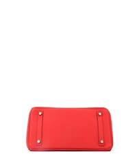 Pre-Owned HERMES Birkin 30 Handbag Red Togo with Gold Hardware