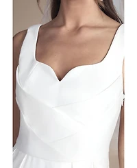 Coast Women's Pleated Satin Maxi Dress