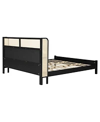 Streamdale Furniture King Size Modern Bed Frame Solid Wood 800lbs Capacity