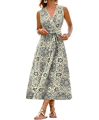 Cupshe Women's V Neck Pull On Unlined Dress