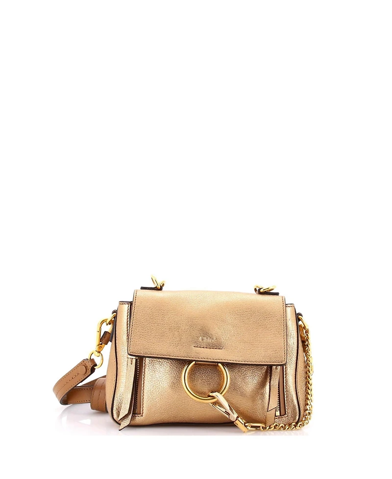 Pre-Owned Chloe Mini Faye Day Bag Leather