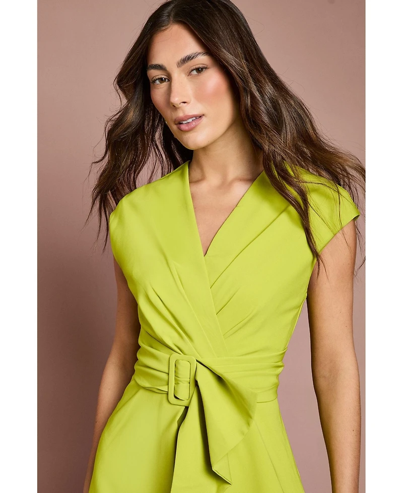 Coast Women's Belted Crepe Dress