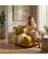 Streamdale Furniture Modern Polyester Accent Chair - Durable and Pet-Friendly
