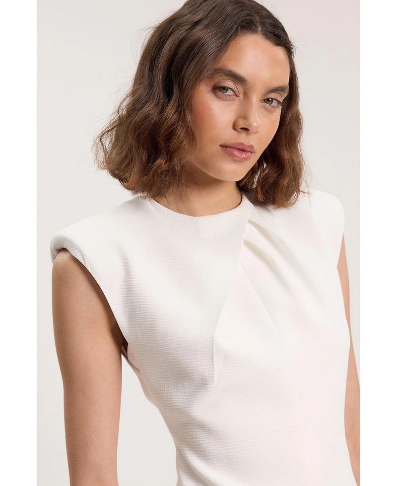 Karen Millen Women's Sleeveless Pencil Midi Dress