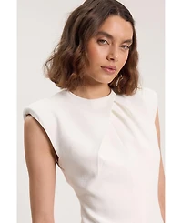 Karen Millen Women's Sleeveless Pencil Midi Dress