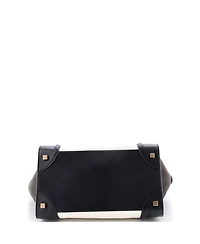 Pre-Owned Celine Mini Bicolor Luggage Bag Leather