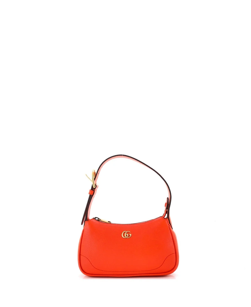 Pre-Owned Gucci Mini Aphrodite Shoulder Bag Leather