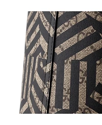 Pre-Owned Gucci Medium Reversible Tote Caleido Gg Print Leather