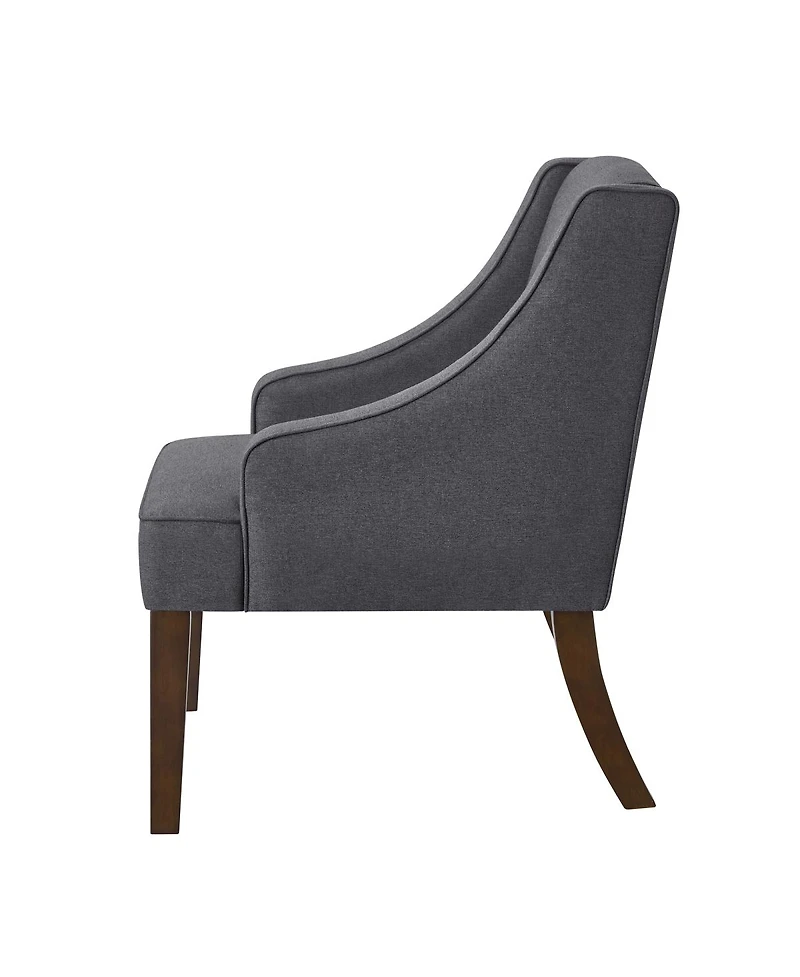 Streamdale Furniture Mid-Century Modern Upholstered Fabric Accent Chair