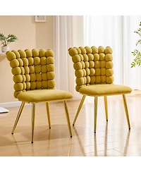 Streamdale Furniture Ergonomic Tufted Accent Chair with Legs