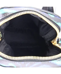 Pre-Owned Versace Micro Medusa Biggie Pouch Crossbody Bag Printed Leather