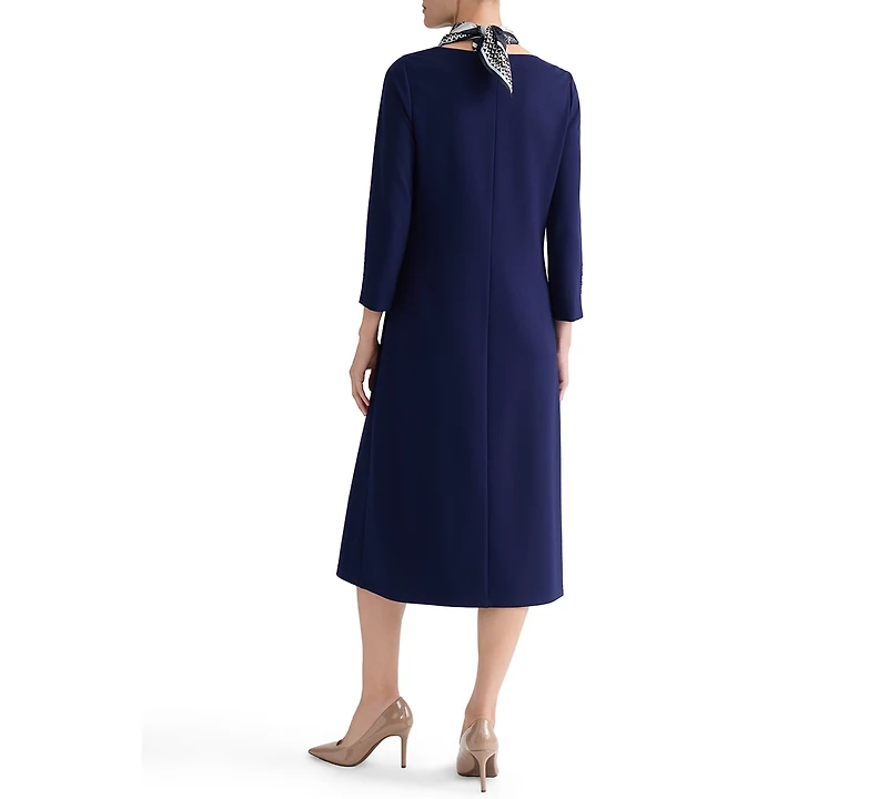 Jones New York Women's Serenity Printed Midi Dress