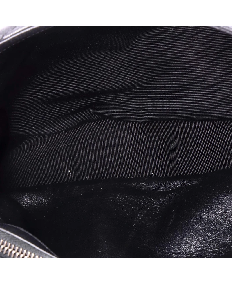 Pre-Owned Saint Laurent Large Classic Monogram College Bag Matelasse Chevron Leather