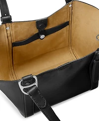 Lauren Ralph Tasha Large Leather Tote Handbag