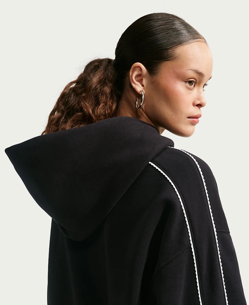 Nike Studio Fleece Women's Oversized Scallop-Trim Hoodie