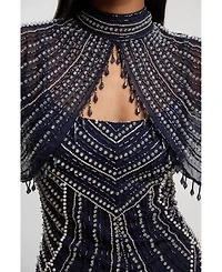 Karen Millen Women's Crystal Maxi Dress
