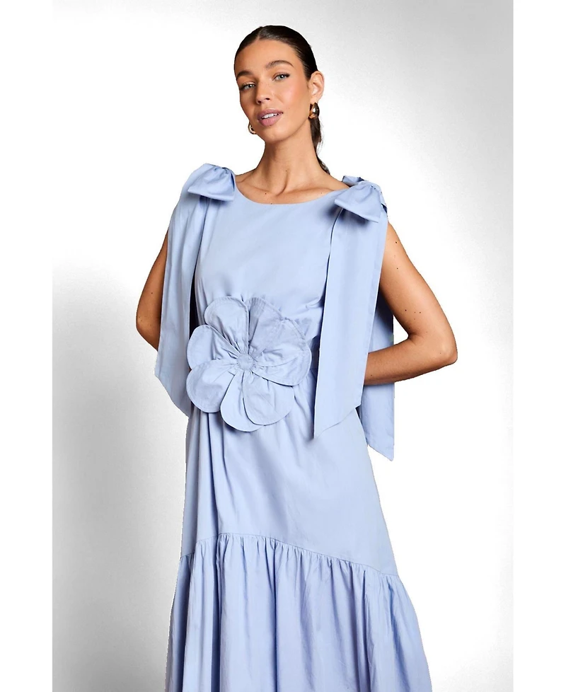 Coast Women's Floral Corsage Fit Flare Dress
