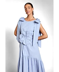 Coast Women's Floral Corsage Fit Flare Dress