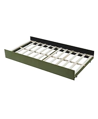 Streamdale Furniture Full Size Upholstered Day Bed Frame With Pull In And Out Function