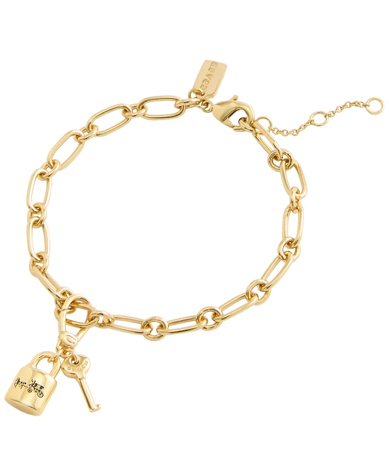 Coach Signature Lock and Key Jewelry Charm